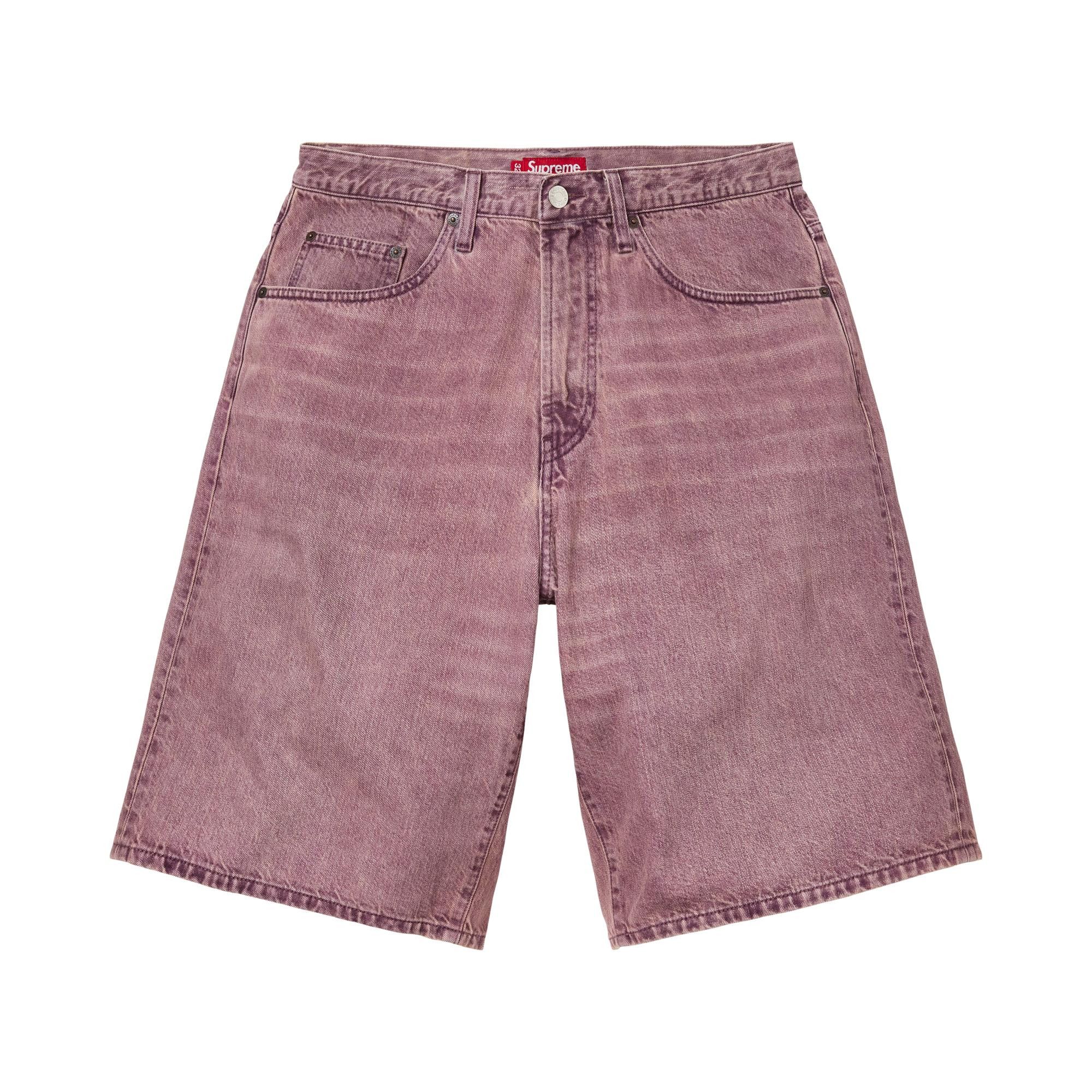 Buy Supreme Baggy Denim Short 'Overdyed Purple' - SS26SH15