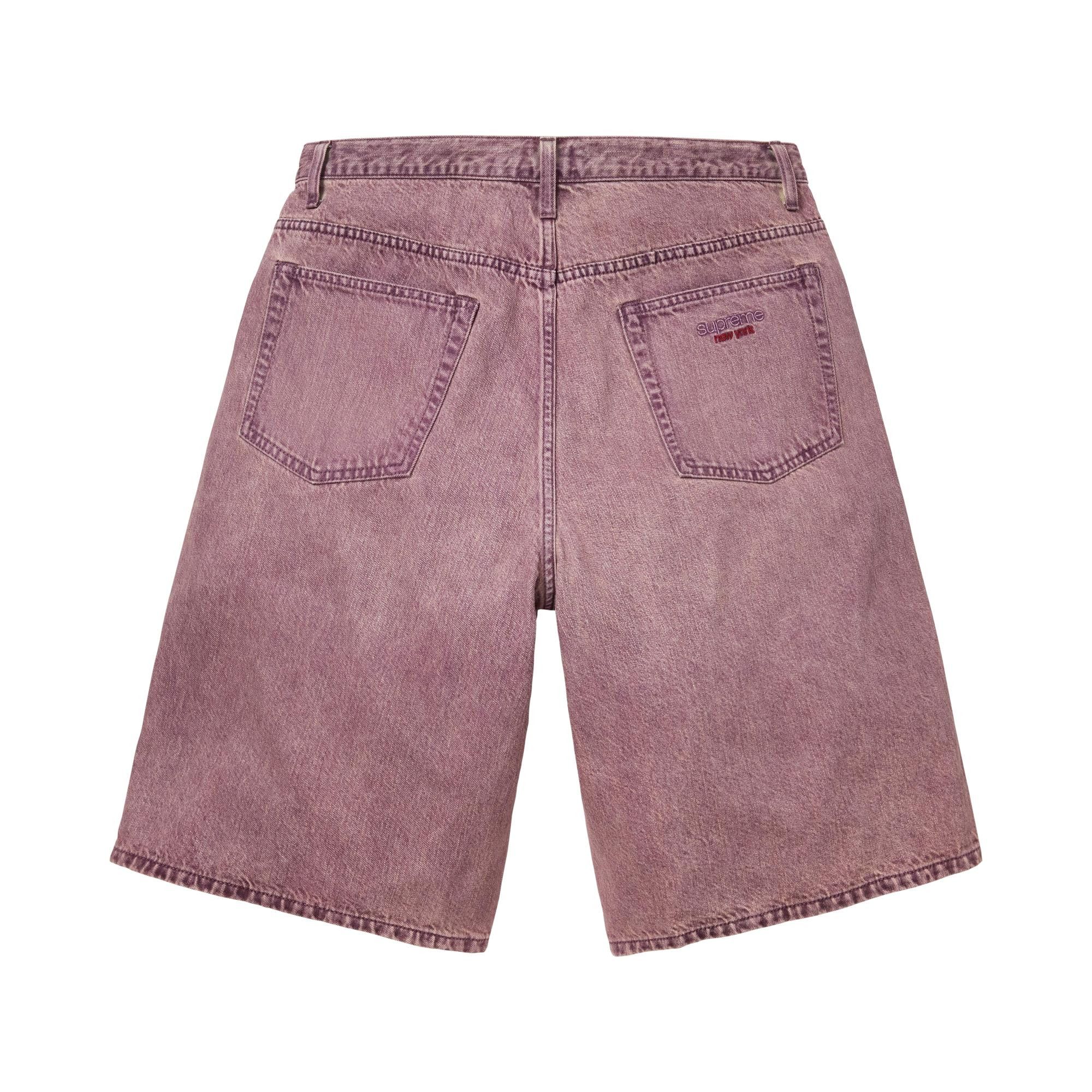 Buy Supreme Baggy Denim Short 'Overdyed Purple' - SS26SH15
