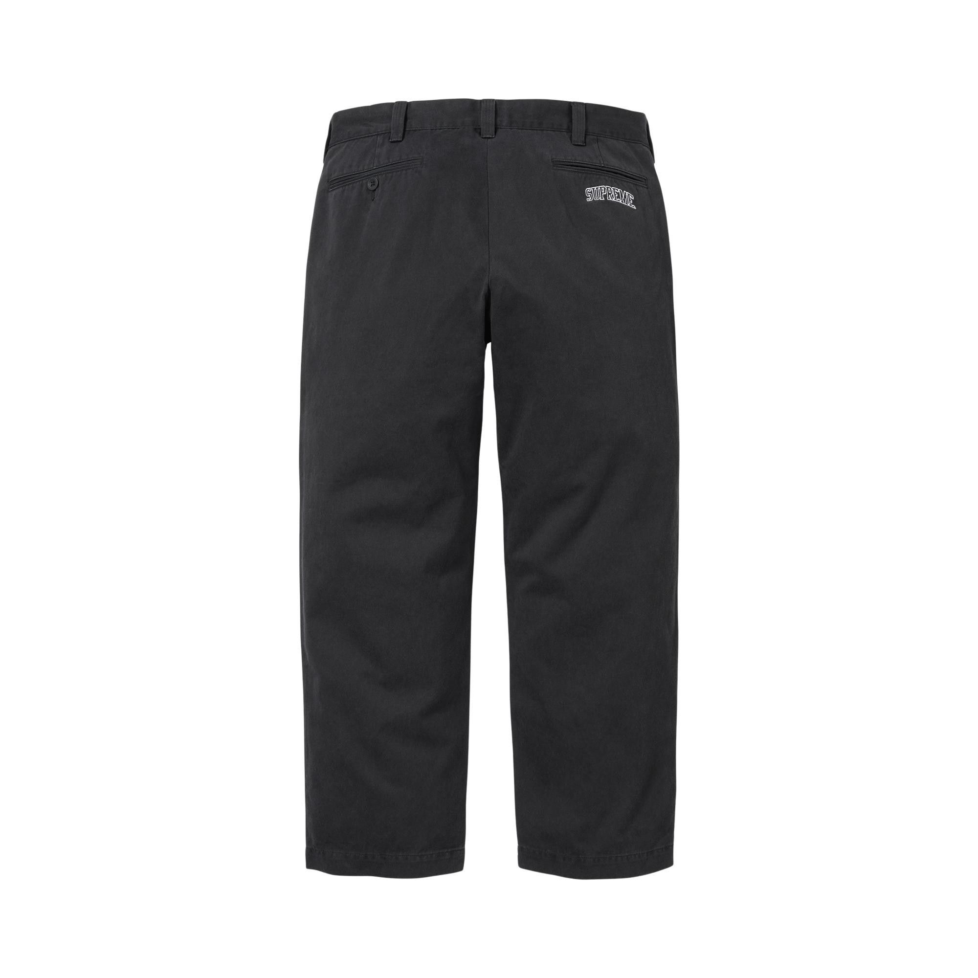Buy Supreme Chino Pant 'Black' - SS26P49 BLACK | GOAT