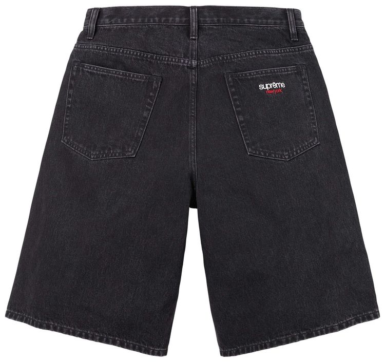 Supreme Baggy Denim Short Black