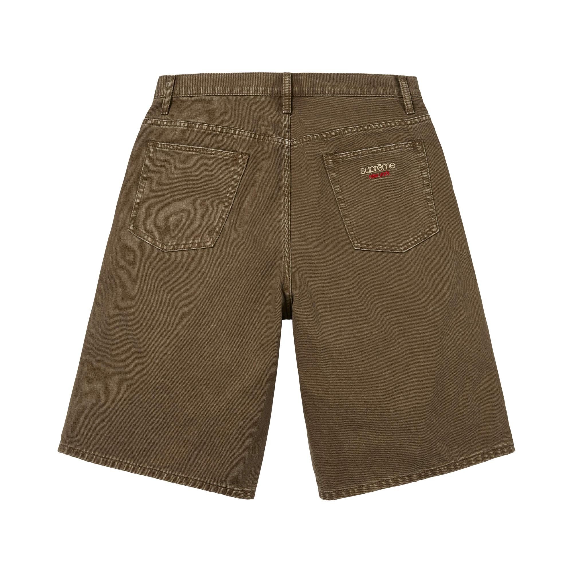 Buy Supreme Baggy Denim Short 'Olive' - SS26SH15 OLIVE | GOAT