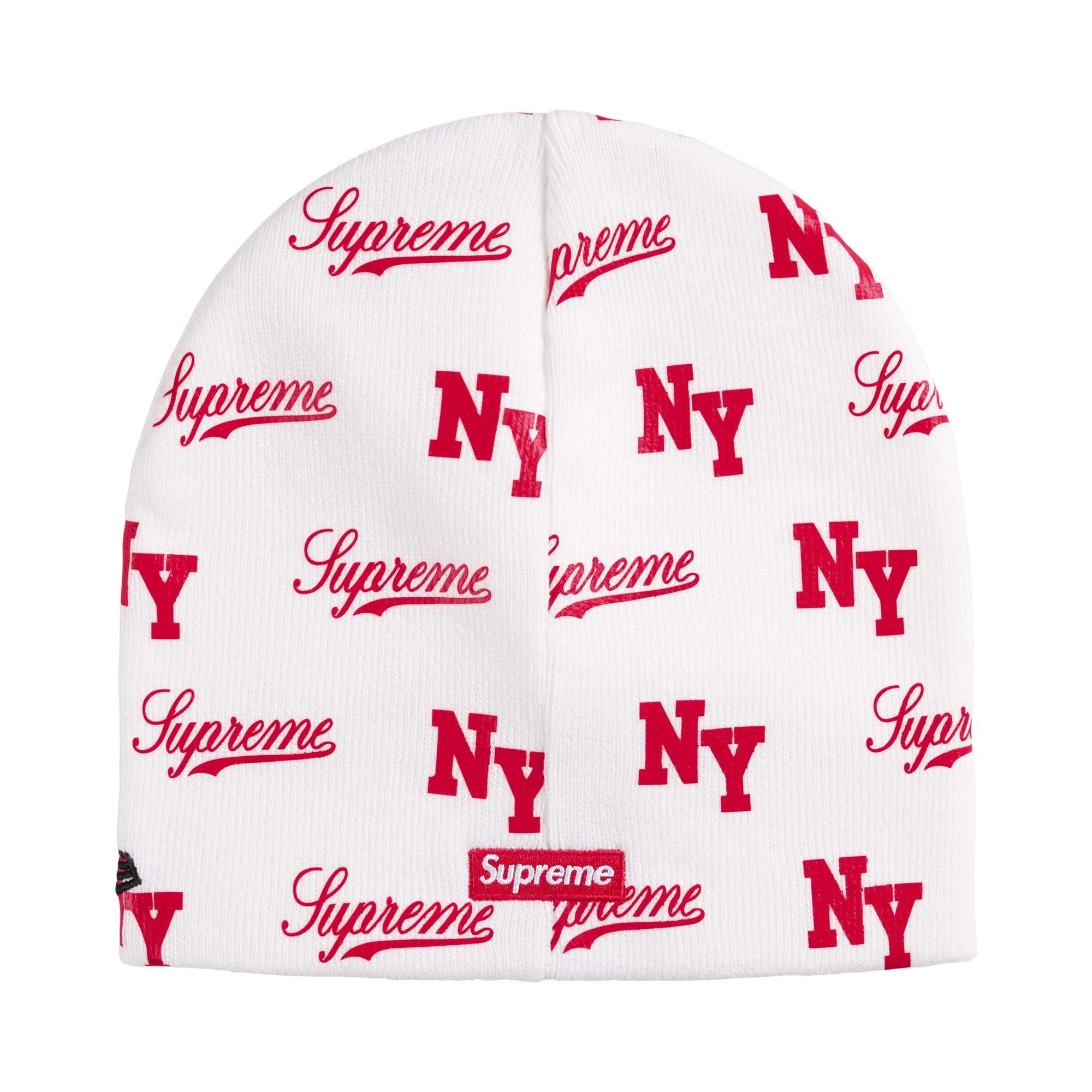 Buy Supreme New Era Monogram Beanie 'White' - SS26BN19 WHITE | GOAT