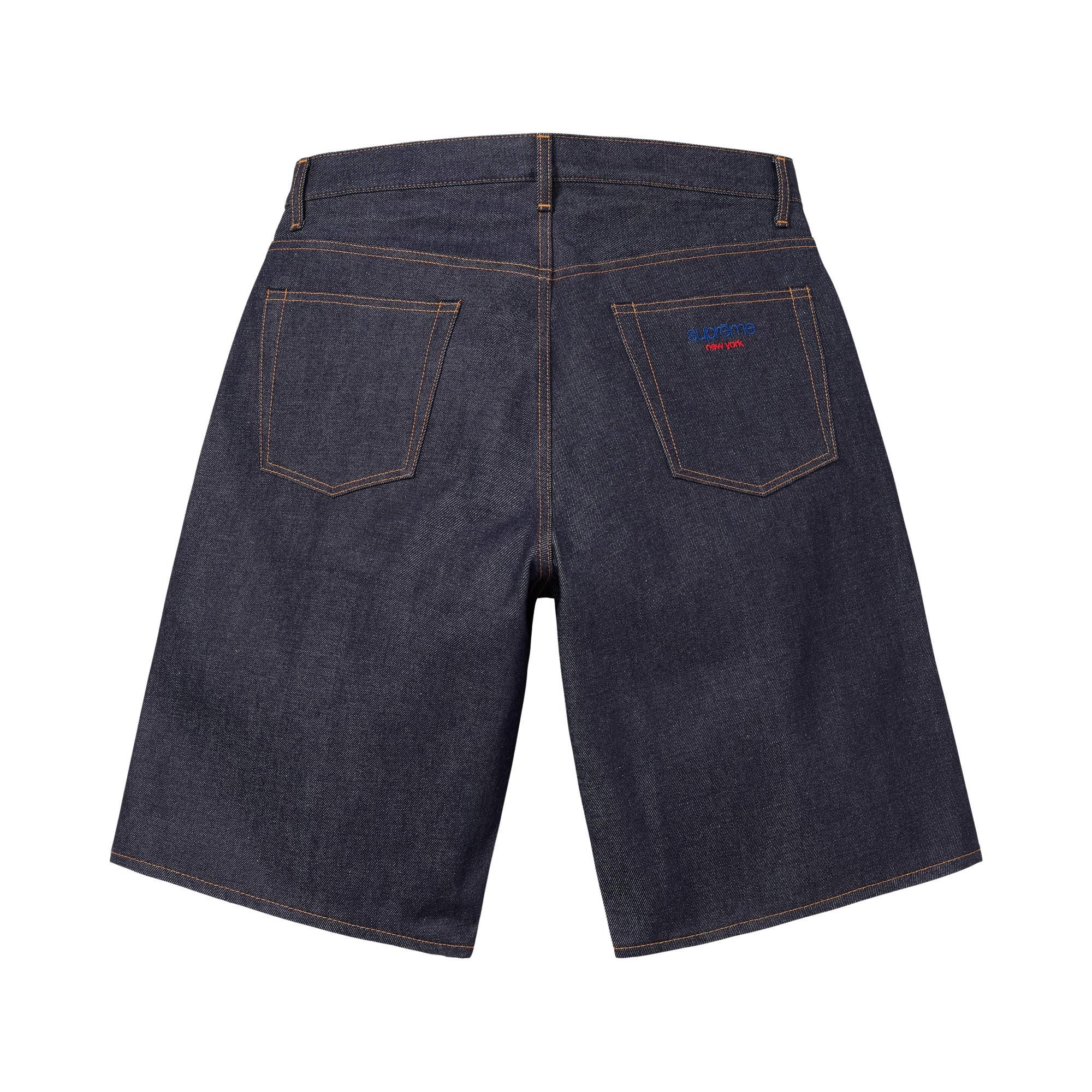 Buy Supreme Baggy Selvedge Denim Short 'Rigid Indigo' - SS26SH2
