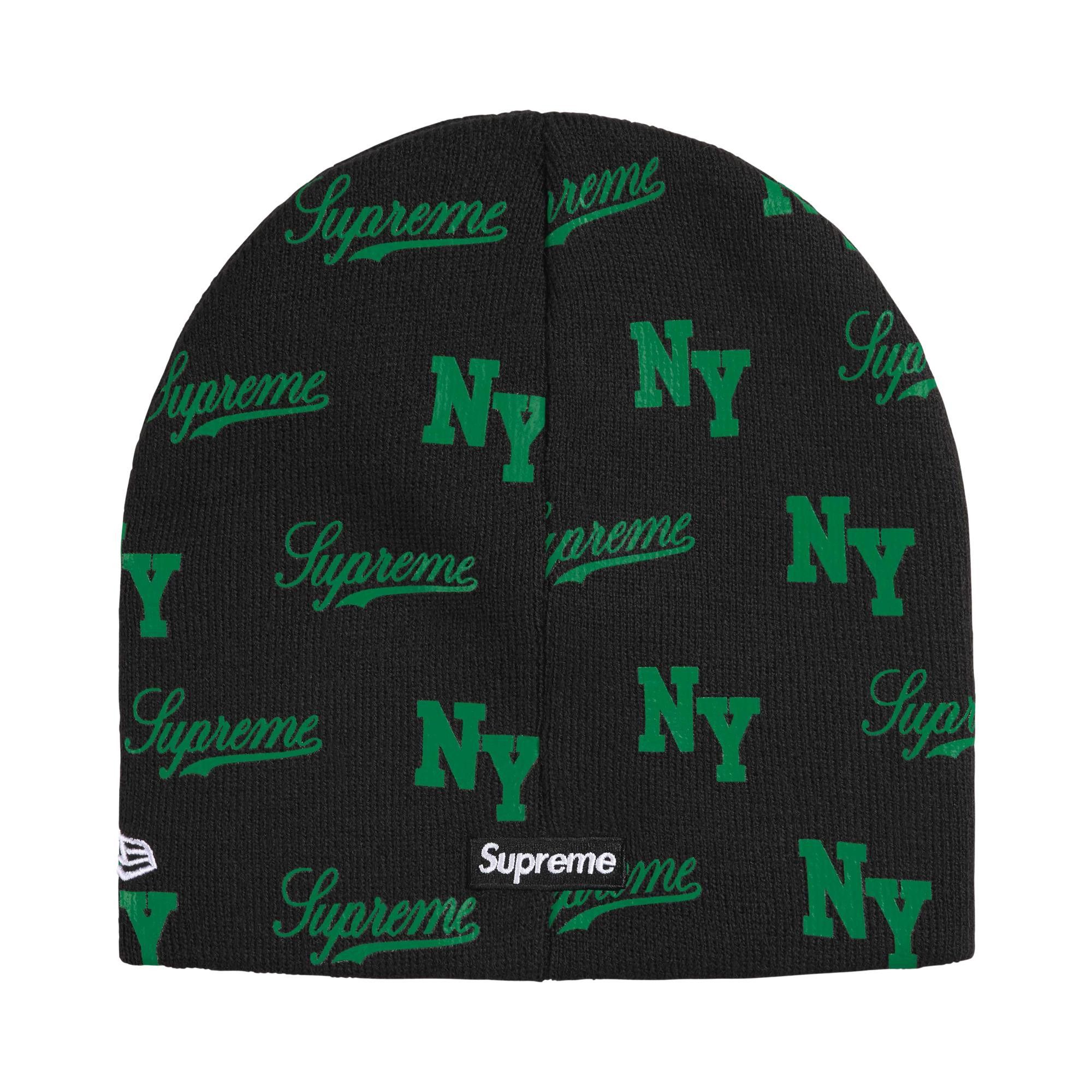 New Era × supreme Monogram Beanie Buy Supreme New Era Monogram Beanie 'Black' - SS26BN19 BLACK | GOAT