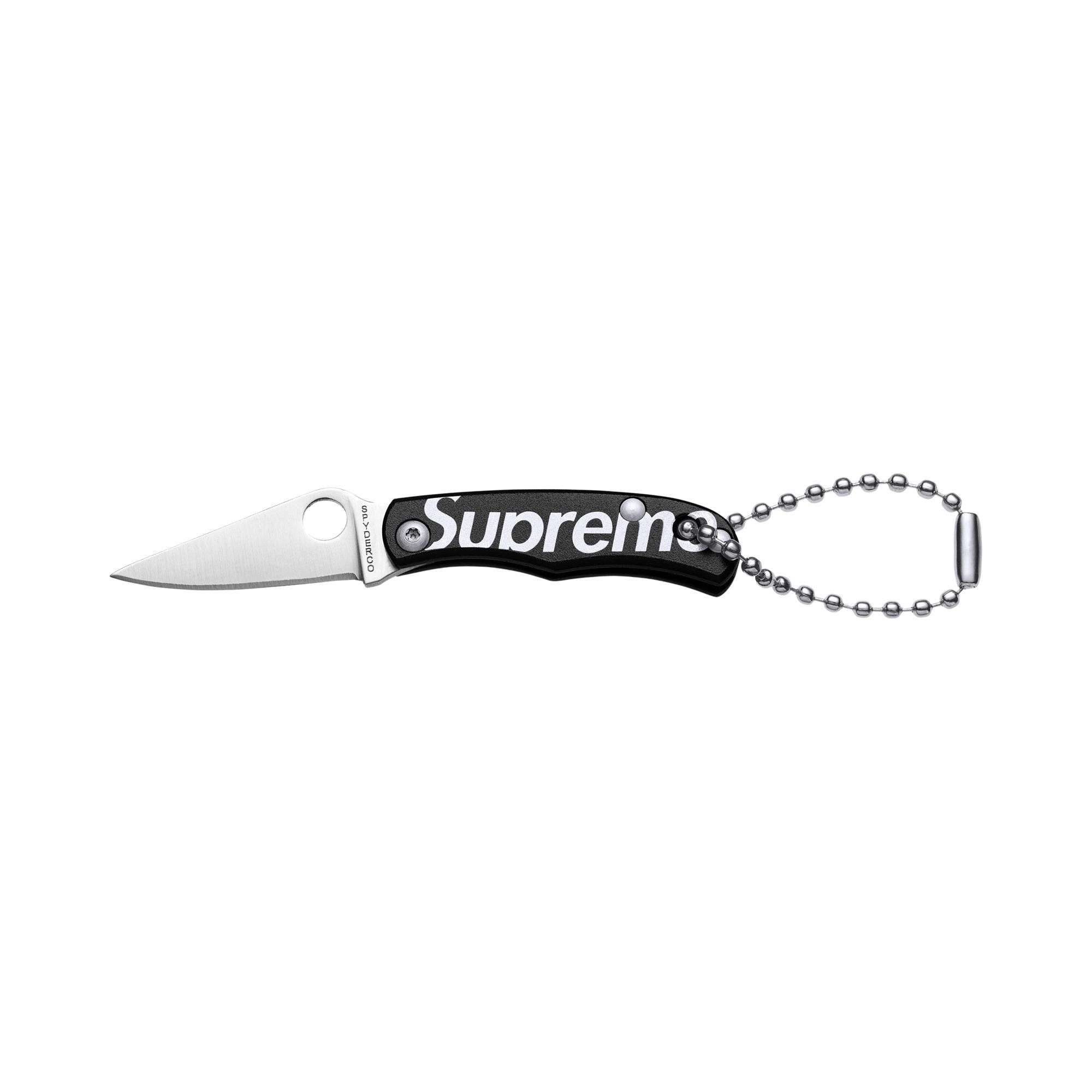 Buy Supreme x Spyderco Bug Knife 'Black' - SS26A108 BLACK | GOAT AU
