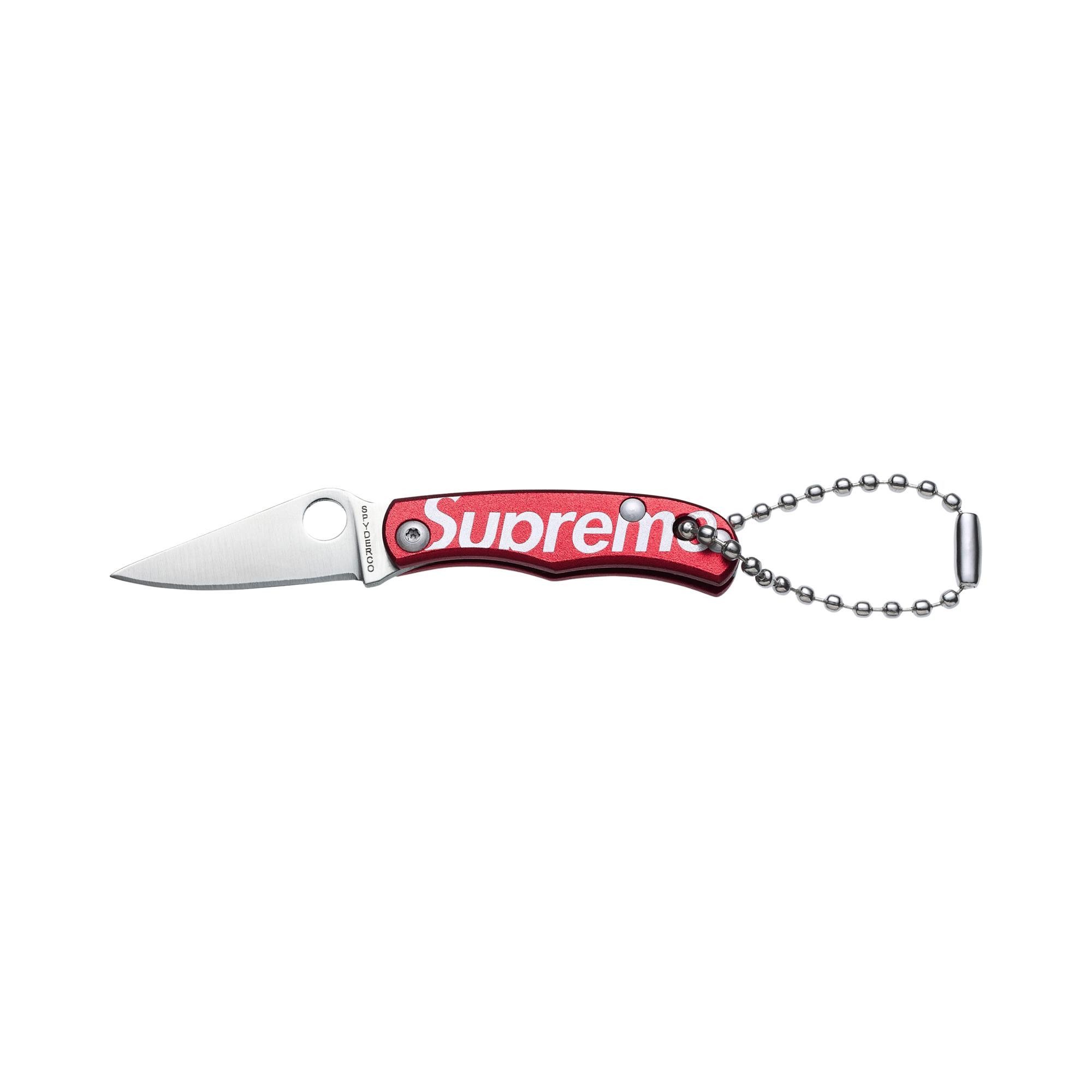 Buy Supreme x Spyderco Bug Knife 'Red' - SS26A108 RED | GOAT
