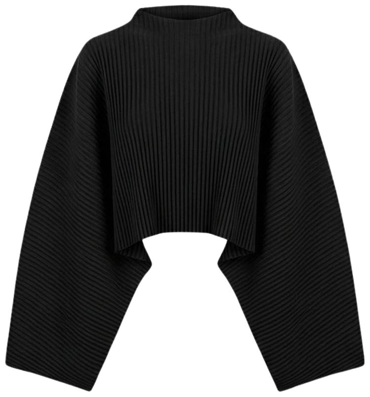 Issey Miyake Cropped Top Black