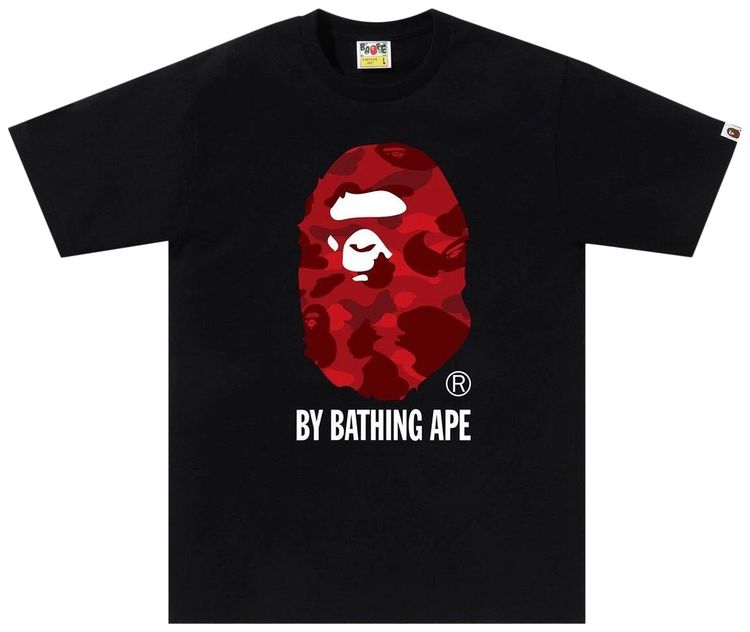 BAPE Color Camo By Bathing Ape Tee Black Red