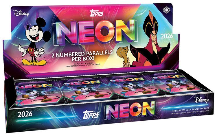 2026 Topps Disney Neon Hobby Box
