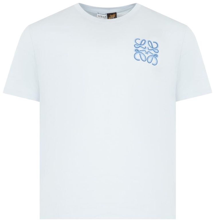 Loewe Relaxed Fit T Shirt Light Blue