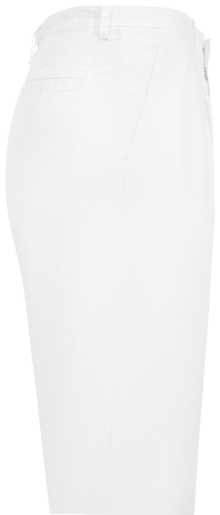 Auralee Garment Dyed Finx Shuttle Weather One Tuck Slacks White