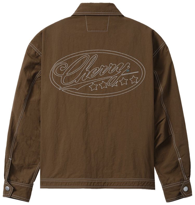 Cherry LA Nylon Jacket Espresso