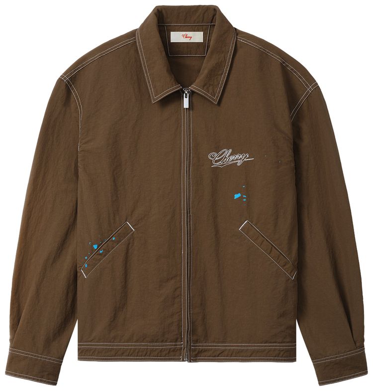 Cherry LA Nylon Jacket Espresso