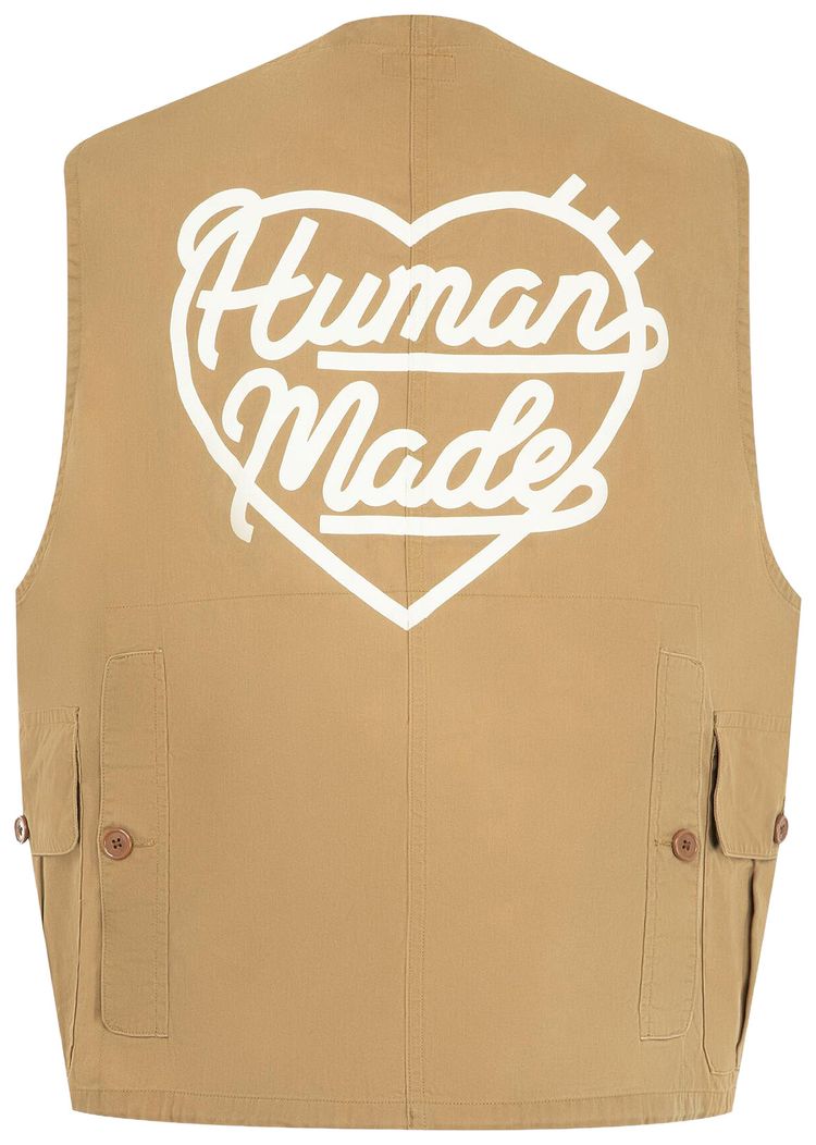 Human Made Hunting Vest Beige