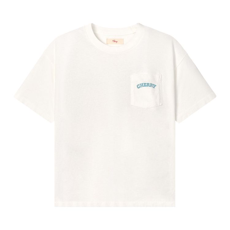 Cherry LA Palamino Classic Pocket T Shirt Vintage WhiteBrown