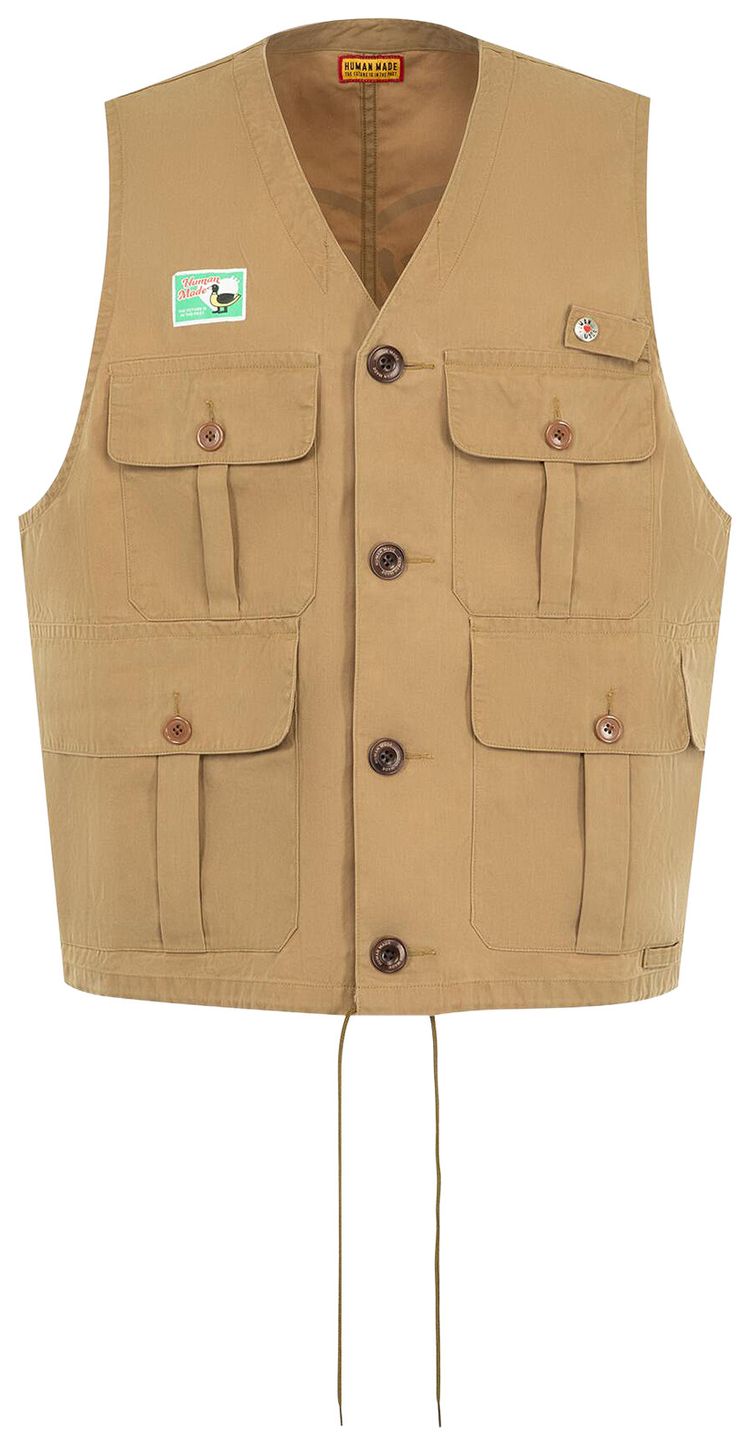 Human Made Hunting Vest Beige