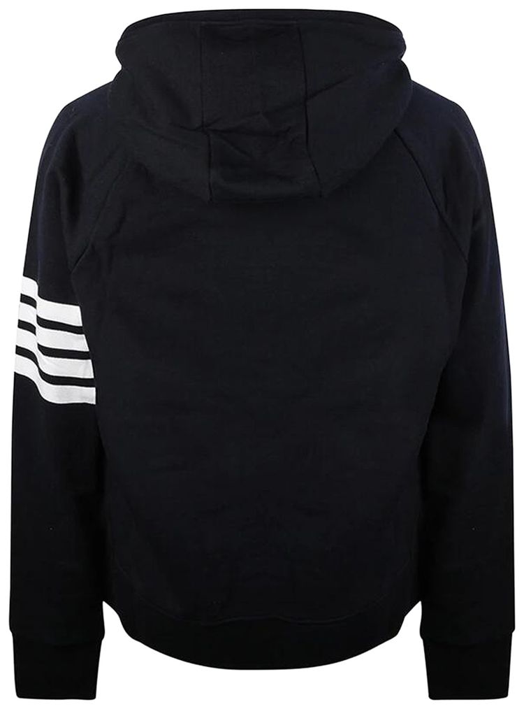 Thom Browne 4 Bar Classic Zip Up Navy