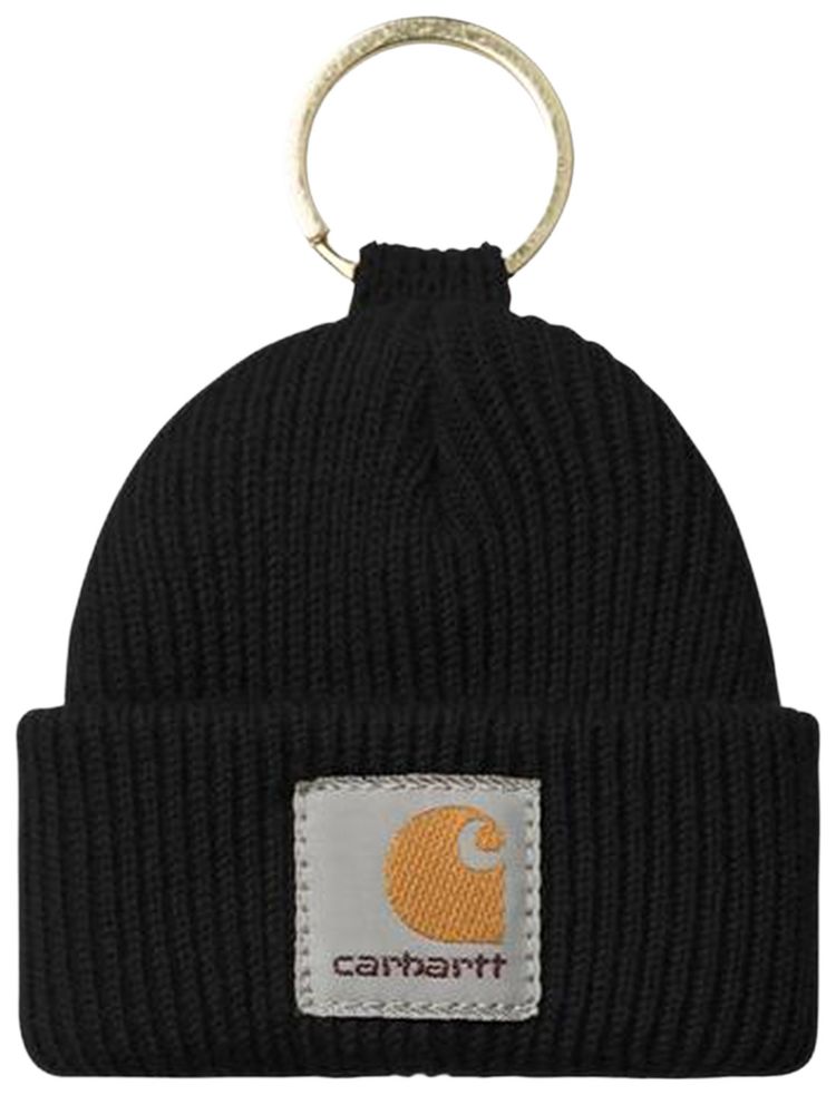 Carhartt WIP Mini Watch Hat Keychain Black