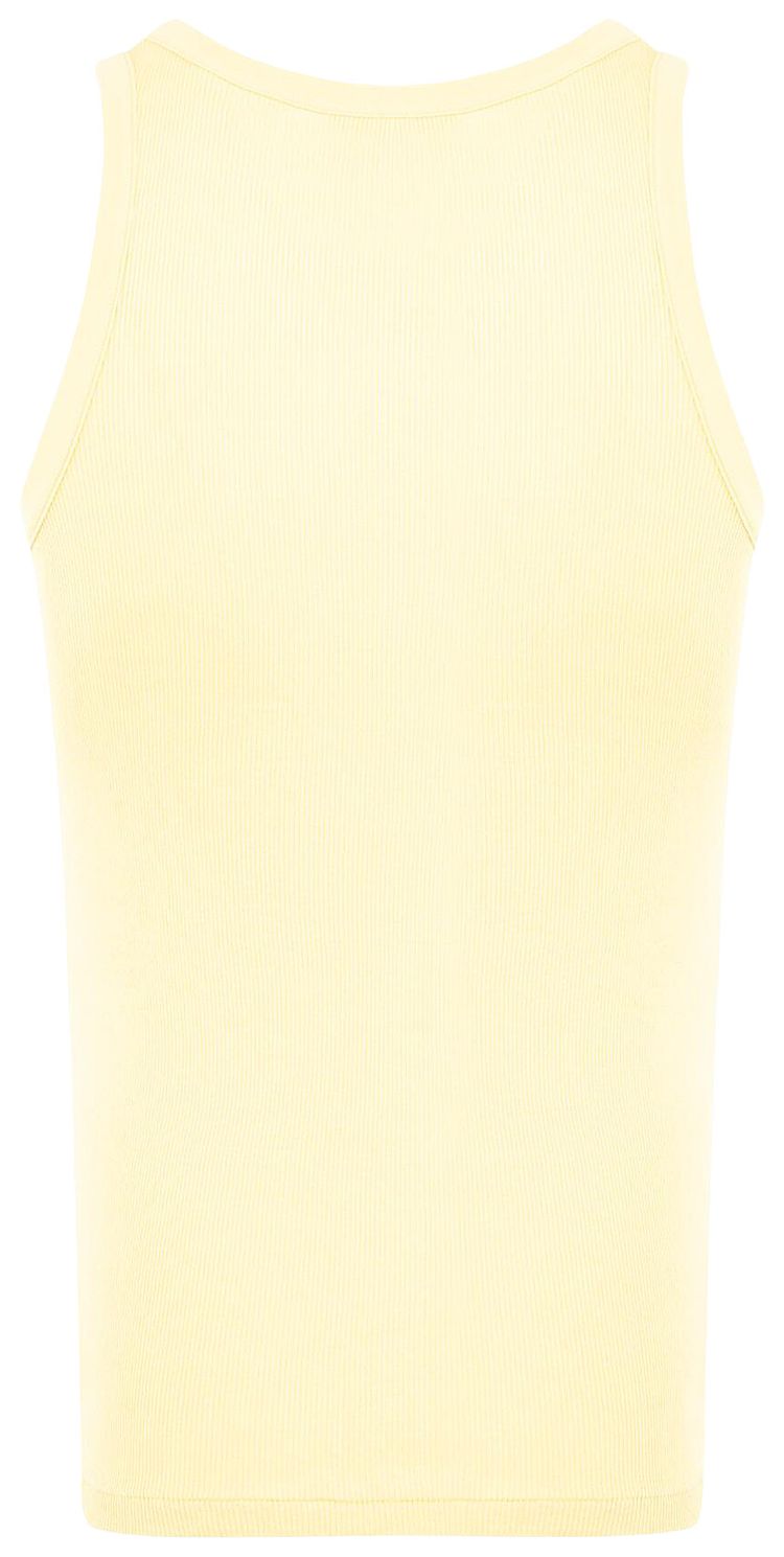 Auralee Organic Soft Rib Tank Dusty Yellow