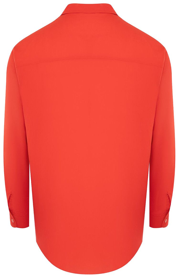 Auralee Super Fine Cotton Lawn Shirt Red