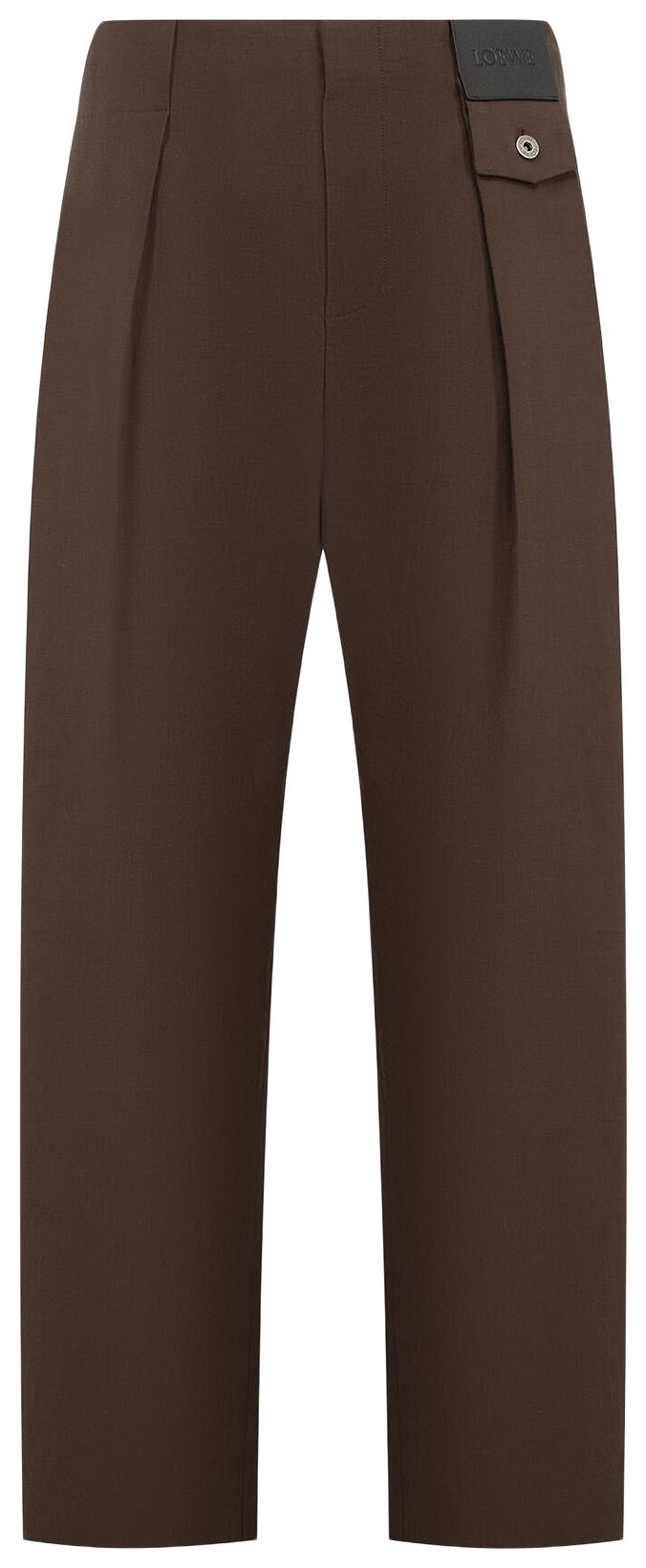 Loewe Trousers Dark BrownBrown