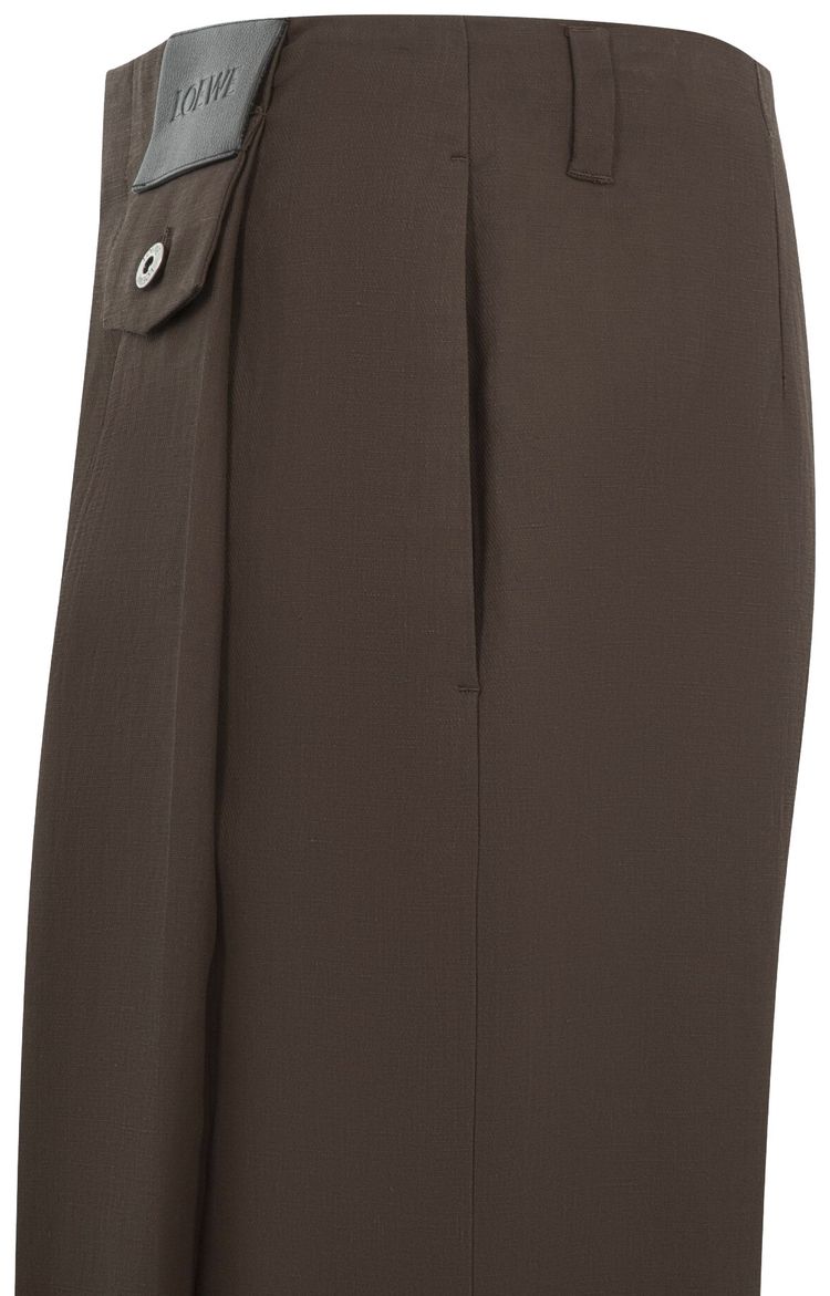Loewe Trousers Dark BrownBrown