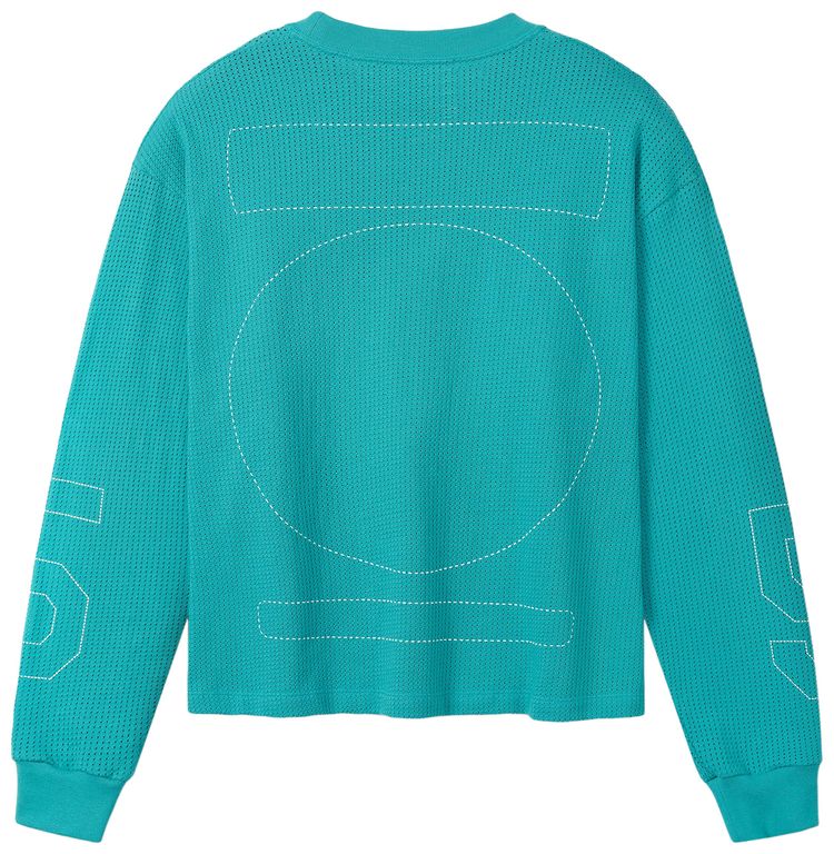 Cherry LA Mesh Motors Long Sleeve Turquoise