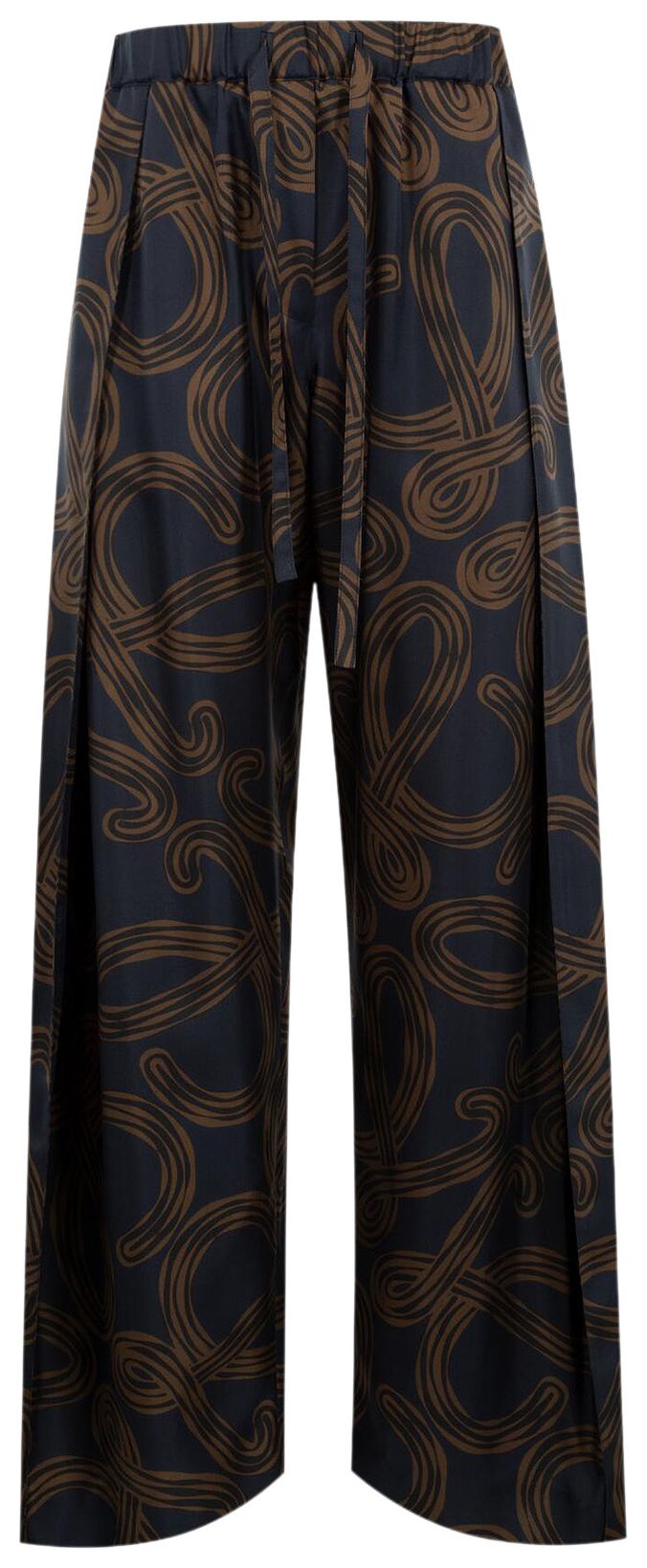 Loewe Elasticated Trousers NavyBrown