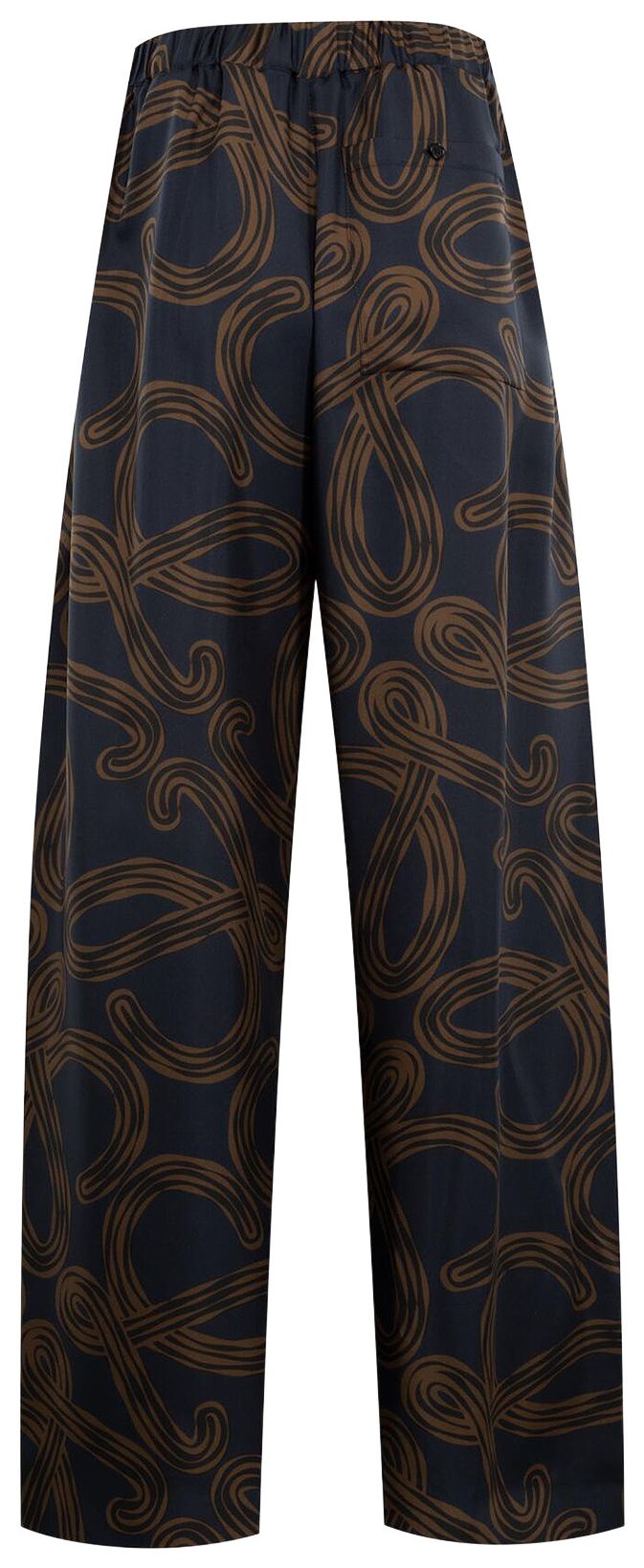 Loewe Elasticated Trousers NavyBrown