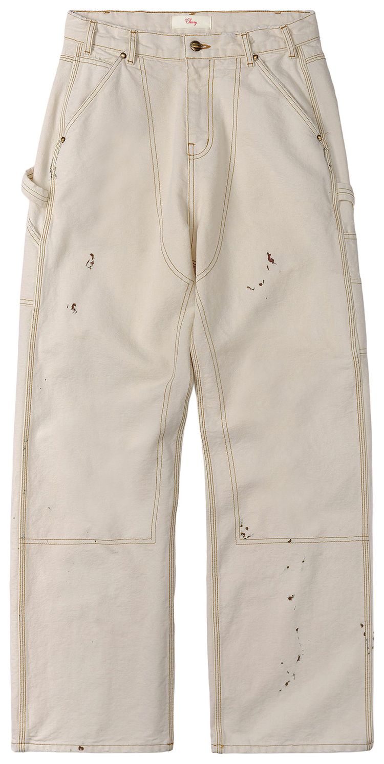Cherry LA Carpenter Pant Vintage White