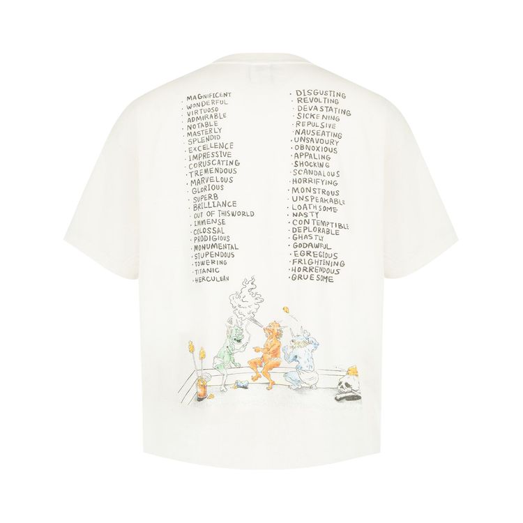 SAINT Mxxxxxx Saint Wet Short Sleeve T Shirt White