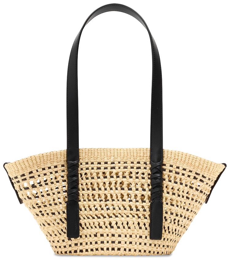 Loewe Braid Basket Small NaturalBlack