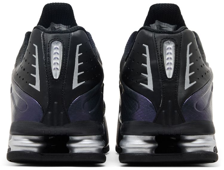 Nike Shox R4 Black Metallic Silver Purple Dynasty