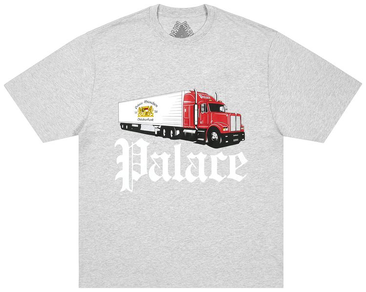 Palace Truck Off T Shirt Grey Marl