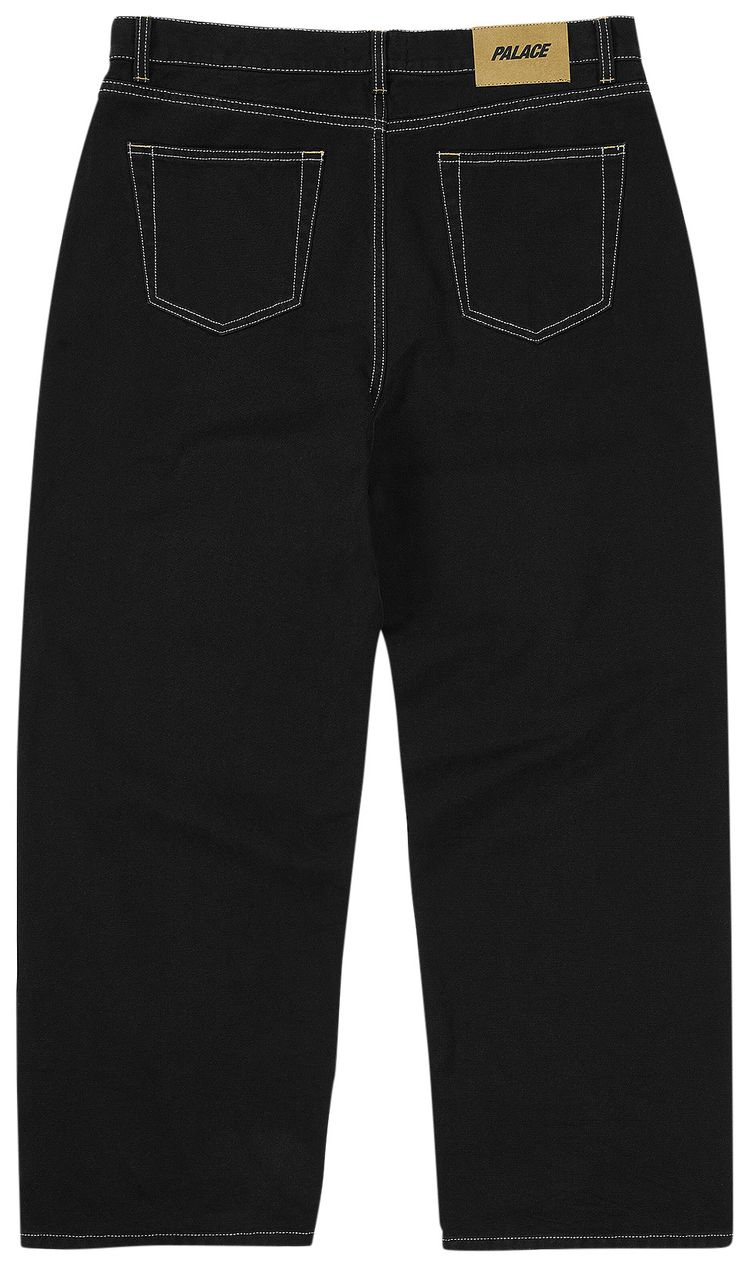 Palace Baggy Panel Jean Black