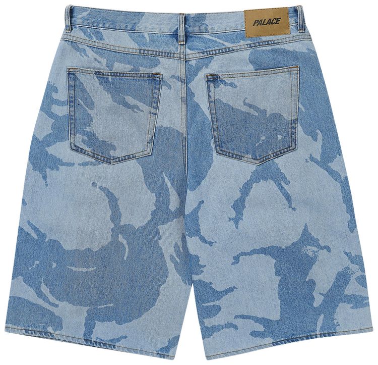 Palace Baggy Jean Short Light Stonewash DPM