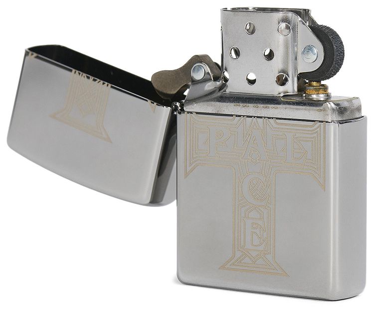 Palace Cross Zippo Silver