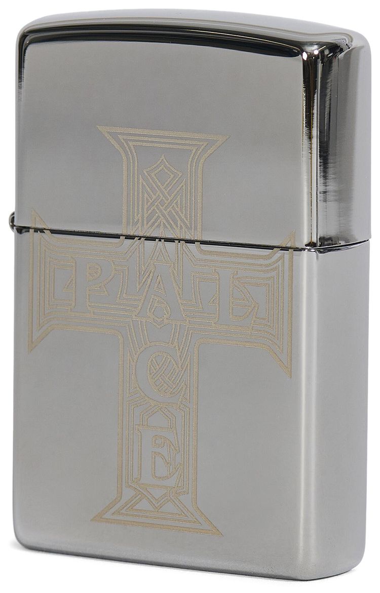 Palace Cross Zippo Silver