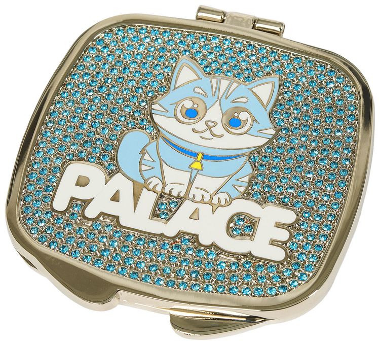 Palace Kitty Compact Mirror Blue