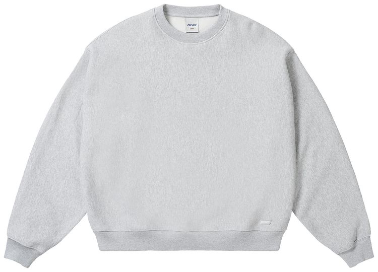 Palace Unisex Crew Grey Marl