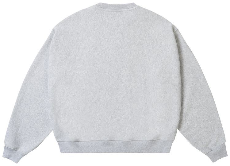 Palace Unisex Crew Grey Marl