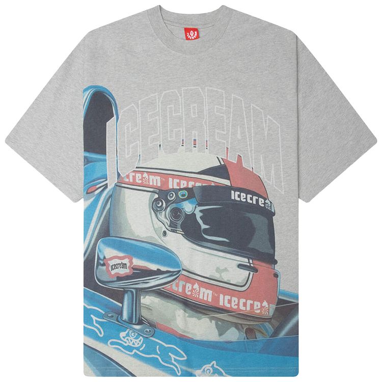 Icecream Sponsor Short Sleeve Knit Tee Heather Grey