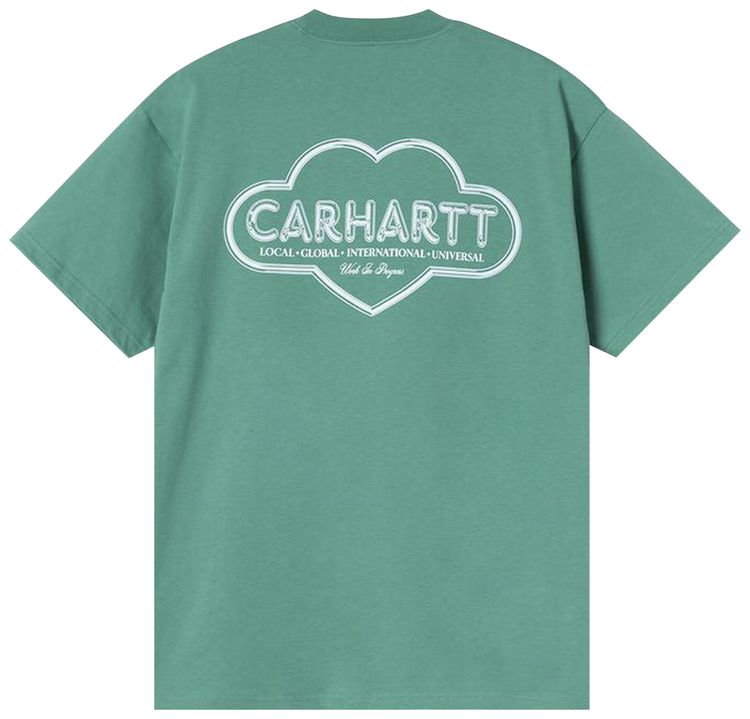 Carhartt WIP Short Sleeve Cloud Heart T Shirt Lily