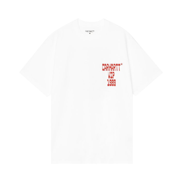Carhartt WIP Short Sleeve Blocks T Shirt White