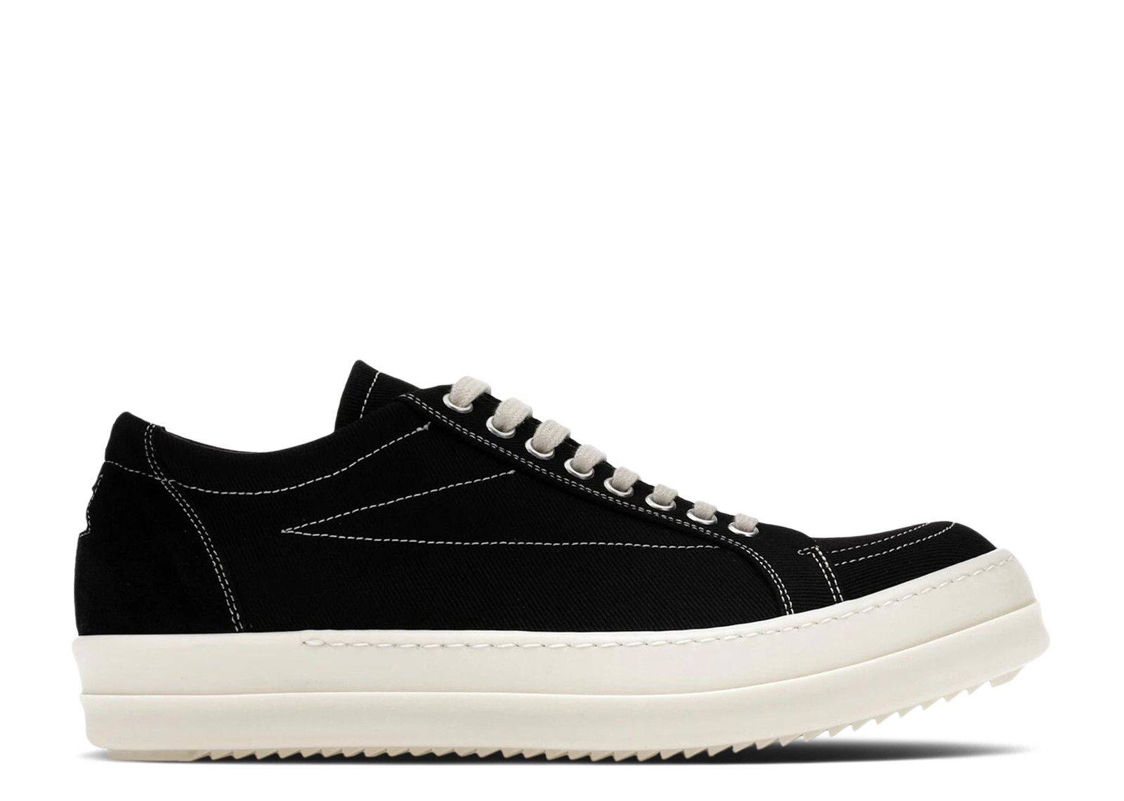 Buy Rick Owens DRKSHDW Vintage Sneaker 'Black Milk' - DU01F4821