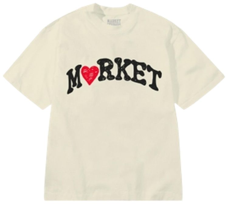 Market Heart Arc T Shirt Pistachio