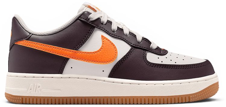 Nike Air Force 1 GS Summit White Burgundy Ash