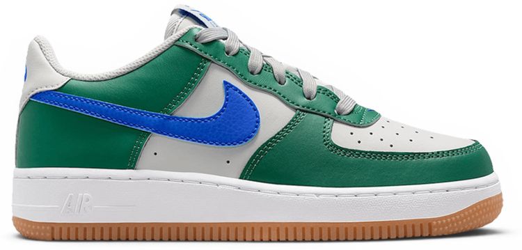 Nike Air Force 1 GS Grey Fog Evergreen Aura