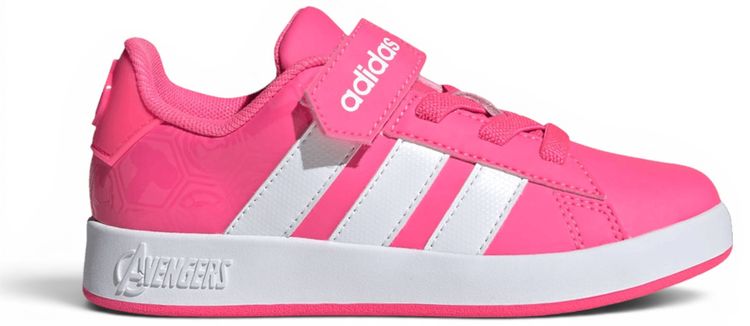 Marvel Avengers x adidas Grand Court Little Kid Lucid Pink Cloud White