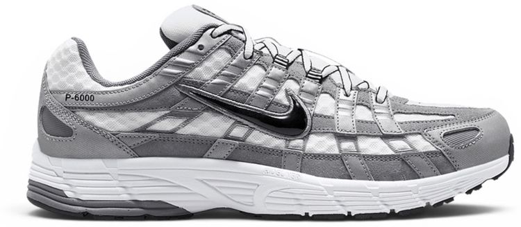 Nike P 6000 White Metallic Cool Grey